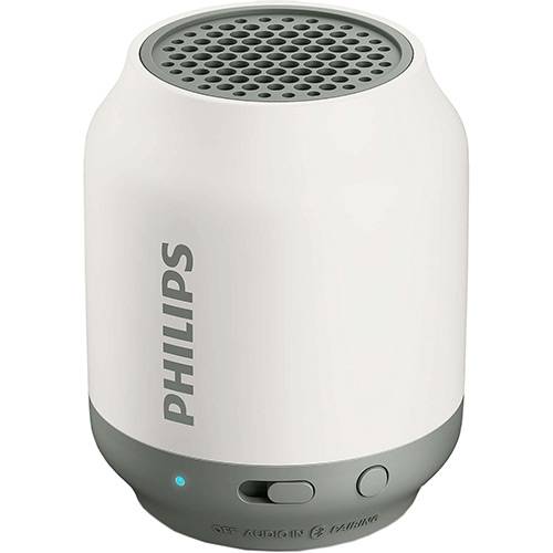 Tamanhos, Medidas e Dimensões do produto Caixa de Som Bluetooth Philips BT50WX/78 Branca 2W Entrada Auxiliar