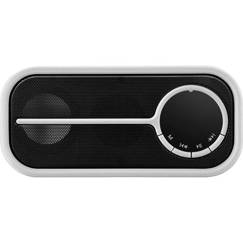 Tamanhos, Medidas e Dimensões do produto Caixa de Som Bluetooth Pulse Speaker Branca 10W Entrada USB e Cartão Memória