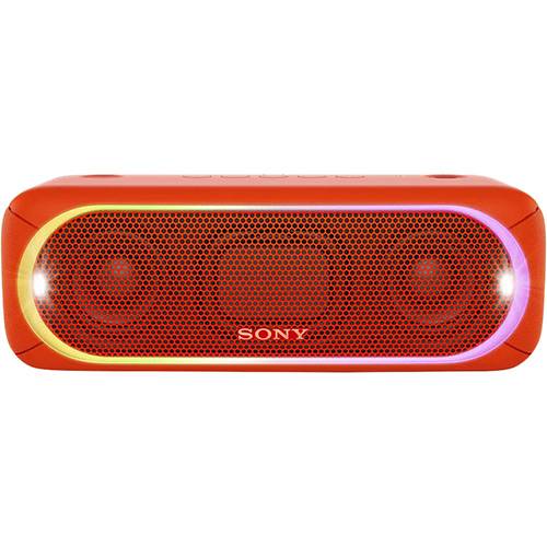 Tamanhos, Medidas e Dimensões do produto Caixa de Som Bluetooth Sony SRS-XB30 Vermelha 30W RMS Entrada Auxiliar P2