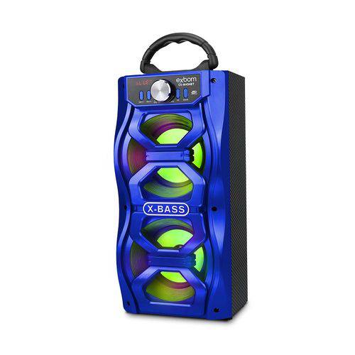 Tamanhos, Medidas e Dimensões do produto Caixa de Som Bluetooth Wireless Portátil Super Bass 10W Entrada para Multimídia com 2 Alto-falantes