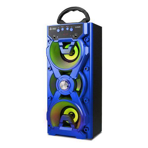 Tamanhos, Medidas e Dimensões do produto Caixa de Som Voxcube Mobile Bluetooth 14Watts Super Bass com Visor VC-M931QBT InfoKit Azul