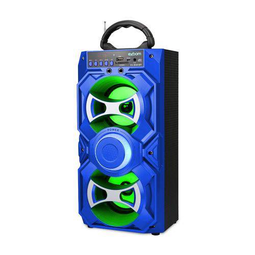 Tamanhos, Medidas e Dimensões do produto Caixa de Som Bluetooth Wireless Super Bass 12W Entrada P/multimídia e P10 Portátil