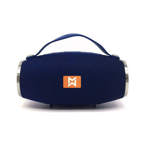 Tamanhos, Medidas e Dimensões do produto Caixa de Som Portátil Bluetooth Mini Azul