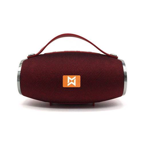 Tamanhos, Medidas e Dimensões do produto Caixa de Som Portátil Bluetooth Mini Vermelha