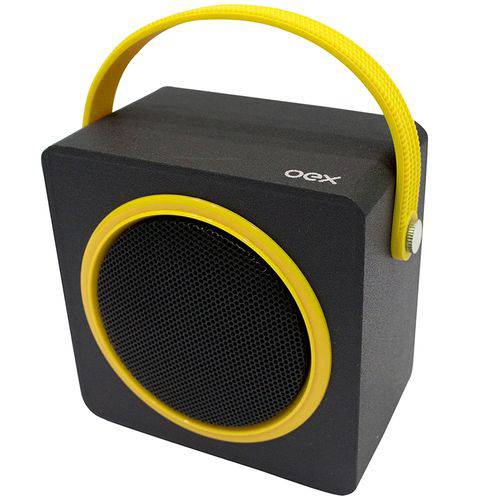 Tamanhos, Medidas e Dimensões do produto Caixa de Som Speaker Box Sk404 Bluetooth 10w Oex Amarelo
