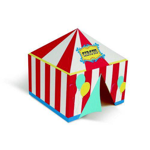 Tamanhos, Medidas e Dimensões do produto Caixa Decorativa Circus Decoração Festas