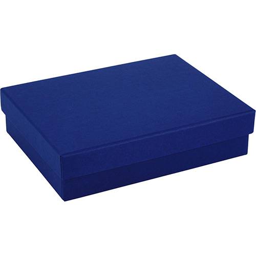 Tamanhos, Medidas e Dimensões do produto Caixa Decorativa de Presente P Azul Marinho - Joy Paper