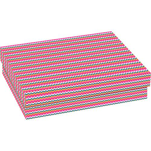Tamanhos, Medidas e Dimensões do produto Caixa Decorativa de Presente P Waves - Joy Paper