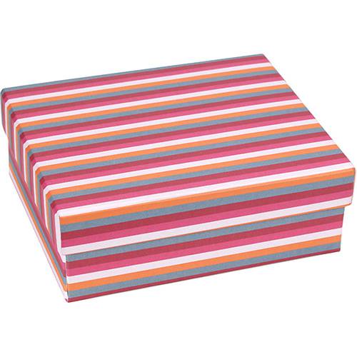 Tamanhos, Medidas e Dimensões do produto Caixa Decorativa de Presente PP Waves - Joy Paper