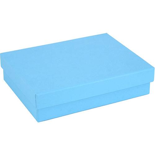 Tamanhos, Medidas e Dimensões do produto Caixa Decorativa e Presente P Azul Turquesa - Joy Paper