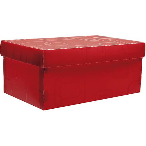 Tamanhos, Medidas e Dimensões do produto Caixa Organizadora Dellosmile Mini Vermelha