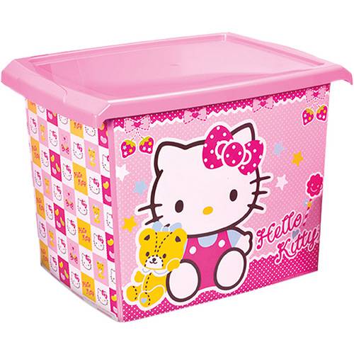 Tamanhos, Medidas e Dimensões do produto Caixa Organizadora Hello Kitty 20L Rosa - Monte Libano