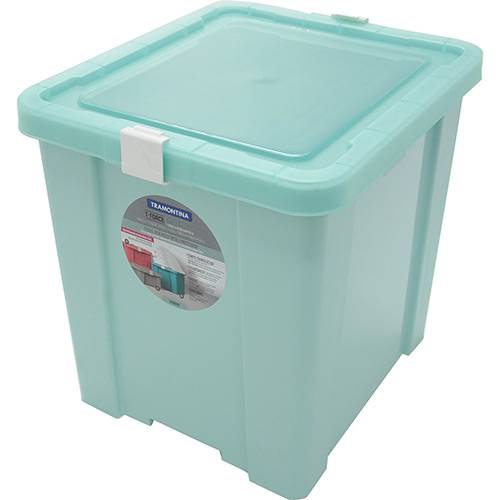 Tamanhos, Medidas e Dimensões do produto Caixa Organizadora Verde Laundry Tramontina 42 Litros