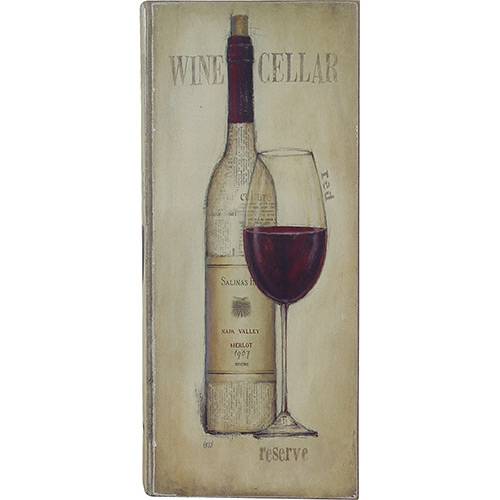 Tamanhos, Medidas e Dimensões do produto Caixa para Vinho MDF BooK Wine 1 Garrafa Bege - Oldway