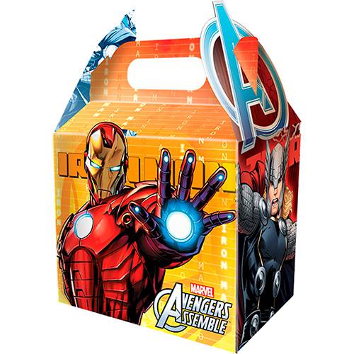 Tamanhos, Medidas e Dimensões do produto Caixa Surpresa Avengers Animated com 8 Unidades - Regina Festas