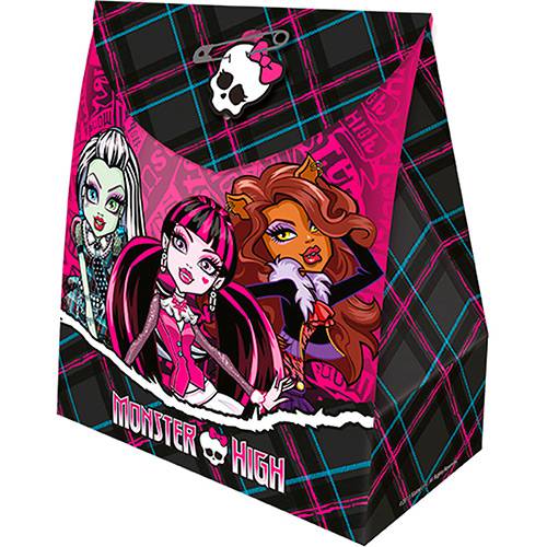 Tamanhos, Medidas e Dimensões do produto Caixa Surpresa Grande Monster High Kids com 8 Unidades Regina Festas