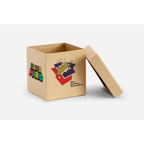 Tamanhos, Medidas e Dimensões do produto Caixa Surpresa Mario Bros. Contendo 7 Itens Exclusivos