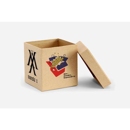 Tamanhos, Medidas e Dimensões do produto Caixa Surpresa Monsta X Kpop Contendo 7 Itens Exclusivos