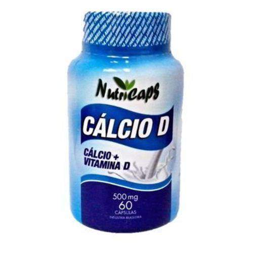 Tamanhos, Medidas e Dimensões do produto Cálcio D (Cálcio + Vitamina D) 500mg - 60 Cápsulas