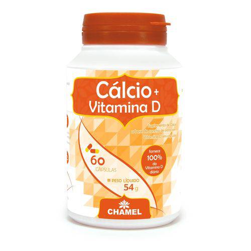 Tamanhos, Medidas e Dimensões do produto Cálcio Vitamina D 60 Cápsulas