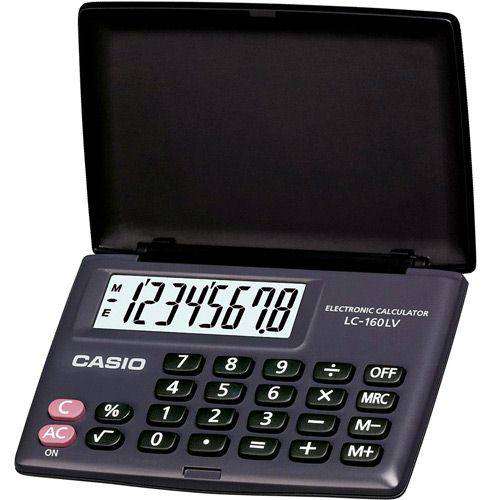 Tamanhos, Medidas e Dimensões do produto Calculadora Básica LC-160BK - Casio