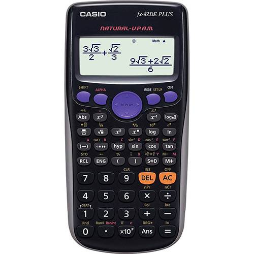 Tamanhos, Medidas e Dimensões do produto Calculadora Científica com 252 Funções FX-82ESPlus - Casio