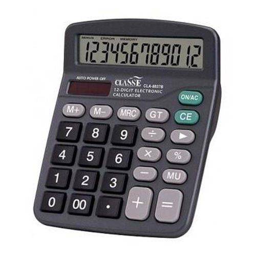Tamanhos, Medidas e Dimensões do produto Calculadora de Mesa Classe 12 Dígitos Cla-8837b