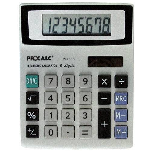 Tamanhos, Medidas e Dimensões do produto Calculadora de Mesa PC086 - Procalc