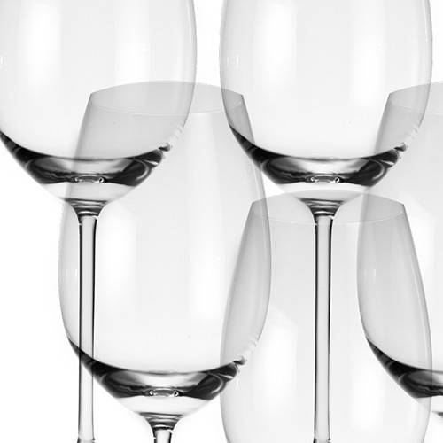 Tamanhos, Medidas e Dimensões do produto Cálice Cristal Blumenau Bordeaux - 6 - Peças Liso Extra