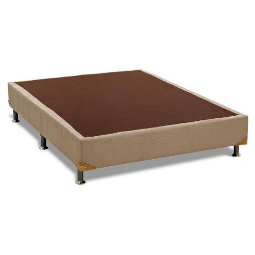 Tamanhos, Medidas e Dimensões do produto Cama Box Base Ortobom Camurça Crema (Viscomemory) - Casal - 1,28x1,88x0,23