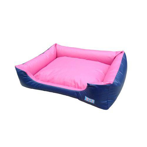Tamanhos, Medidas e Dimensões do produto Cama Caminha de Cachorro Pet Impermeável M Lopsol Azul Marinho com Pink
