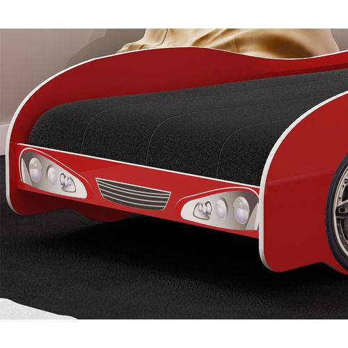 Tamanhos, Medidas e Dimensões do produto Cama Infantil Carro Rally 0,90m Vermelho - Gelius Moveis