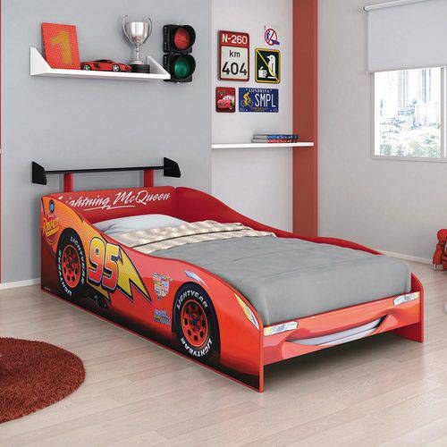 Cama Infantil Carros Disney Star com Aerofólio ? Pura Magia