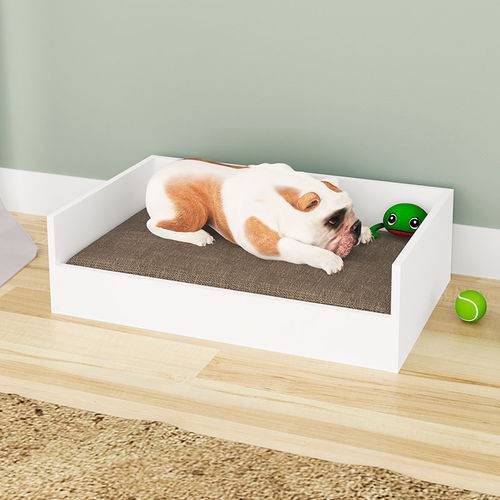 Tamanhos, Medidas e Dimensões do produto Cama para Pet C/ Colchão Am3066 - Movelbento - Branco