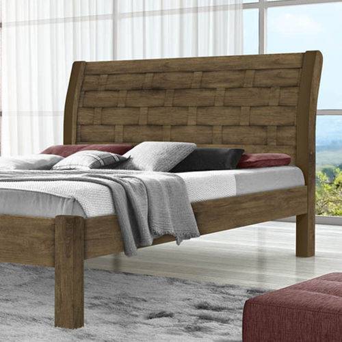 Tamanhos, Medidas e Dimensões do produto Cama Samira Casal - Jequitibá/Avelâ Wood