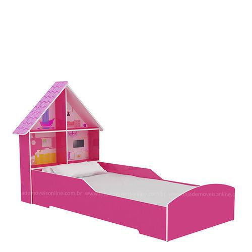 Tamanhos, Medidas e Dimensões do produto Cama Solteiro Meninas Casinha Gelius - Pink Plock