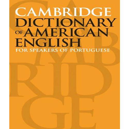 Tamanhos, Medidas e Dimensões do produto Cambridge Dictionary Of American English For Speakers Of Portuguese - Semibilingue Ing/port