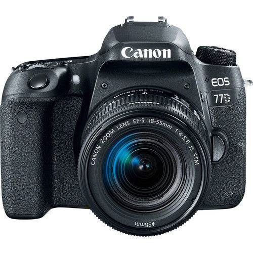 Tamanhos, Medidas e Dimensões do produto Câmera Canon 77D Kit com a Lente 18-55mm F/4.5-6 IS USM