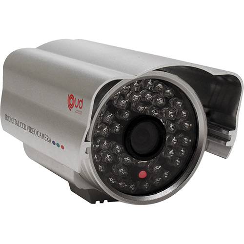 Tamanhos, Medidas e Dimensões do produto Câmera CCD IR Loud 50m 1/3 Sony 420 Linhas Lente 8mm 36 LEDS LD8508 Sem Suporte
