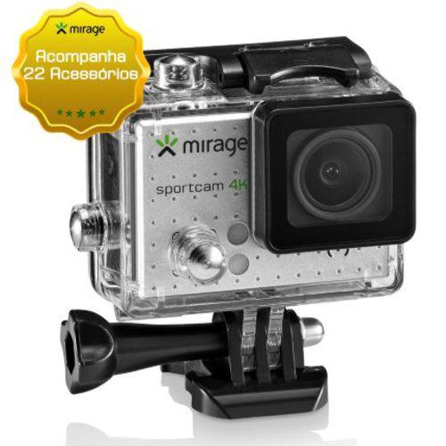 Tamanhos, Medidas e Dimensões do produto Câmera de Ação Mirage Sport 4K - DC301
