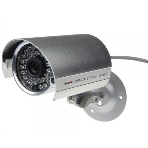 Tamanhos, Medidas e Dimensões do produto Câmera de Segurança Externa Analógica Cftv Ccd Digital 36 Leds 1200 Tvl Infravermelho IP66