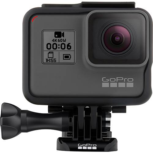 Tamanhos, Medidas e Dimensões do produto Câmera Digital Gopro Hero 6 à Prova D'água 12MP com Wi-Fi e Gravação 4K - Preto