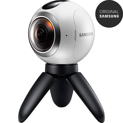 Tamanhos, Medidas e Dimensões do produto Câmera Digital Samsung Gear 360 15MP com WiFi Bluetooth e Gravação Full HD - Branco