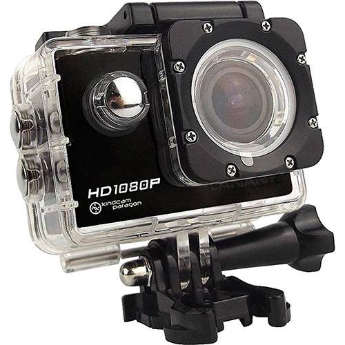 Tamanhos, Medidas e Dimensões do produto Câmera Esportiva Kindcam Explorer Paragon Alta Definição Hd 1080 12MP com Grande Angular e Kit de Acessórios - Preto