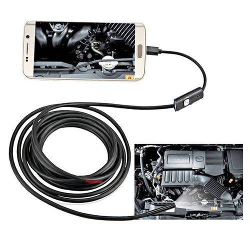 Tamanhos, Medidas e Dimensões do produto Câmera Sonda Inspeção Boroscópio Endoscópio Android/PC USB 5m HD