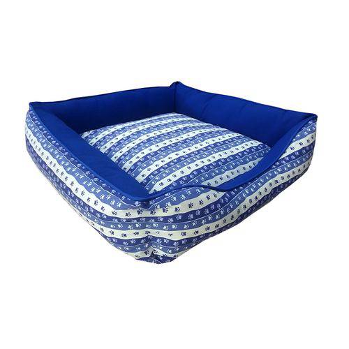 Tamanhos, Medidas e Dimensões do produto Caminha Pet Cães e Gatos Quadrada Mimi Azul de Patinhas (63cm X 63cm)