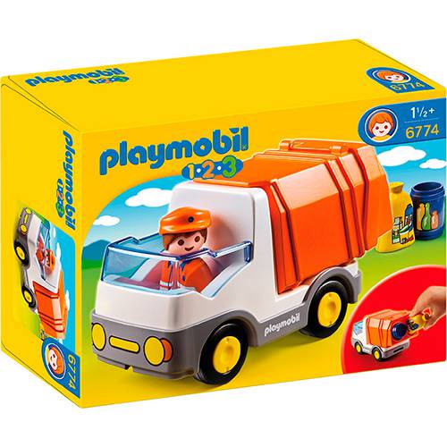 Tamanhos, Medidas e Dimensões do produto Caminhão Reciclável - Playmobil