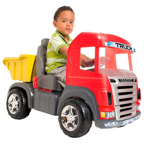 Tamanhos, Medidas e Dimensões do produto Caminhão Truck Pedal Vermelho - Magic Toys
