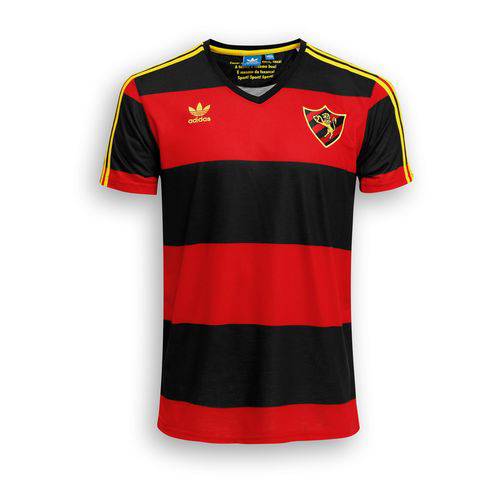 Tamanhos, Medidas e Dimensões do produto Camisa Adidas Sport Recife 110 Masculina Vermelho e Preto