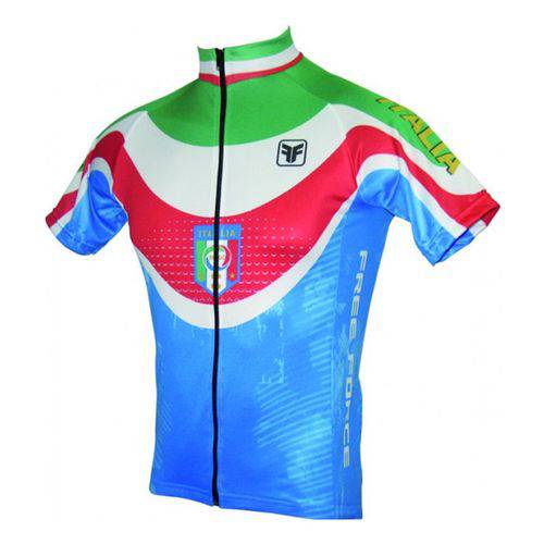 Tamanhos, Medidas e Dimensões do produto Camisa Ciclismo Itália Free Force